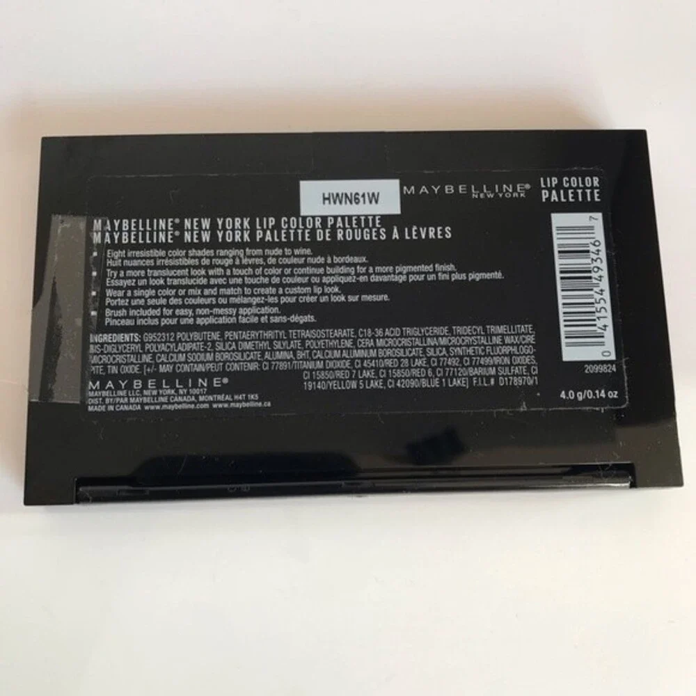 NEW MAYBELLINE NY Lip Studio Lip Color Palette, 0.14 oz.